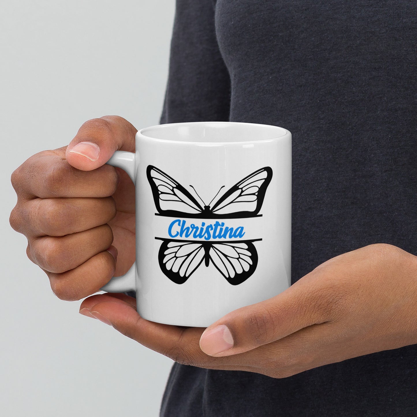 Personalized Butterfly Mug