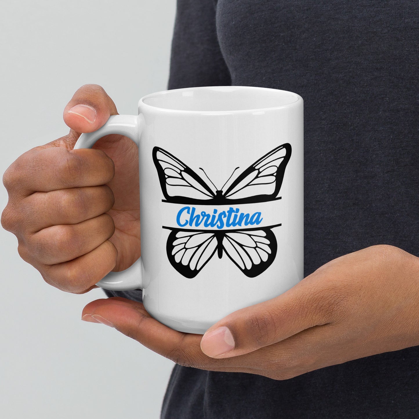 Personalized Butterfly Mug