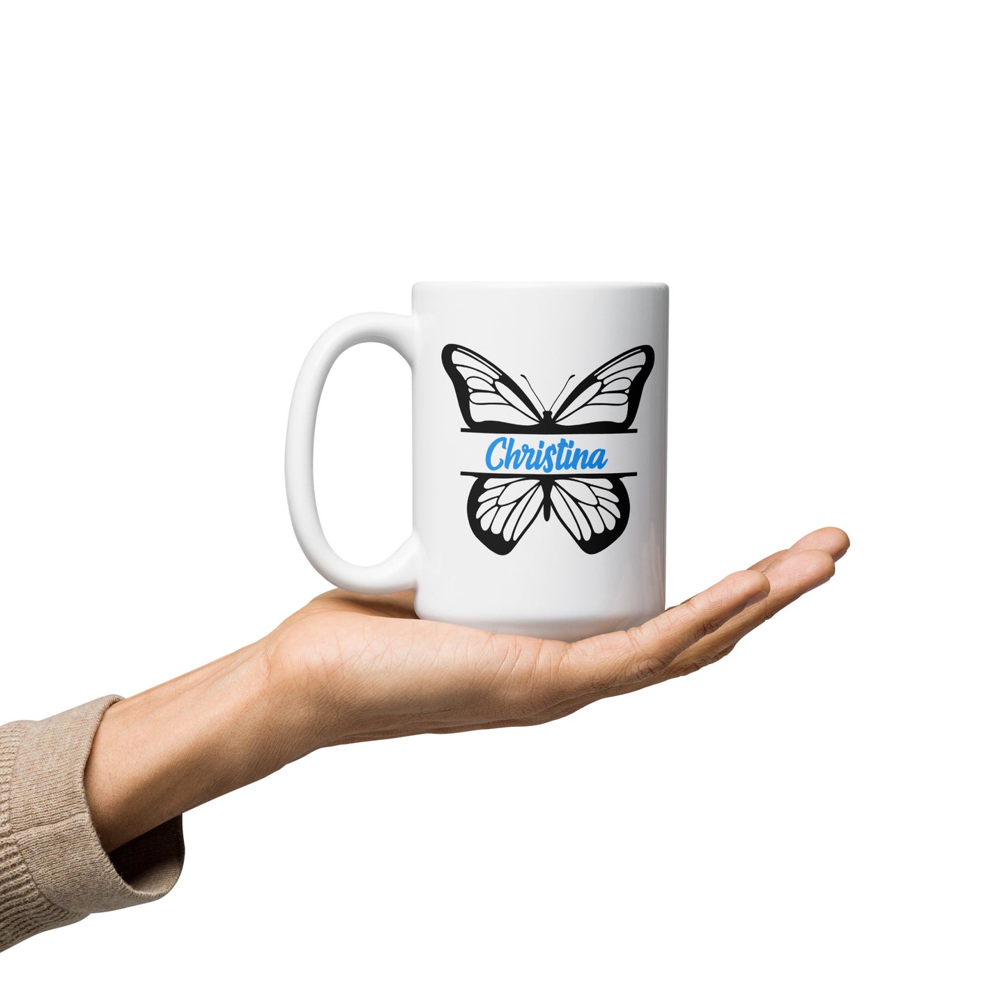 Personalized Butterfly Mug