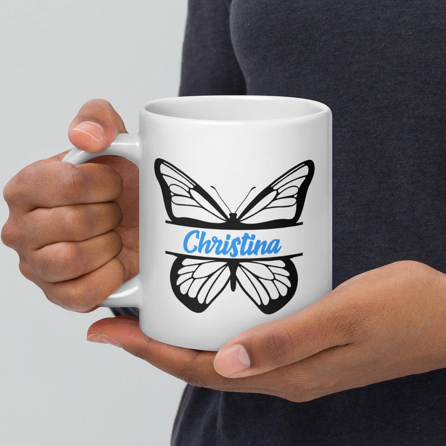 Personalized Butterfly Mug