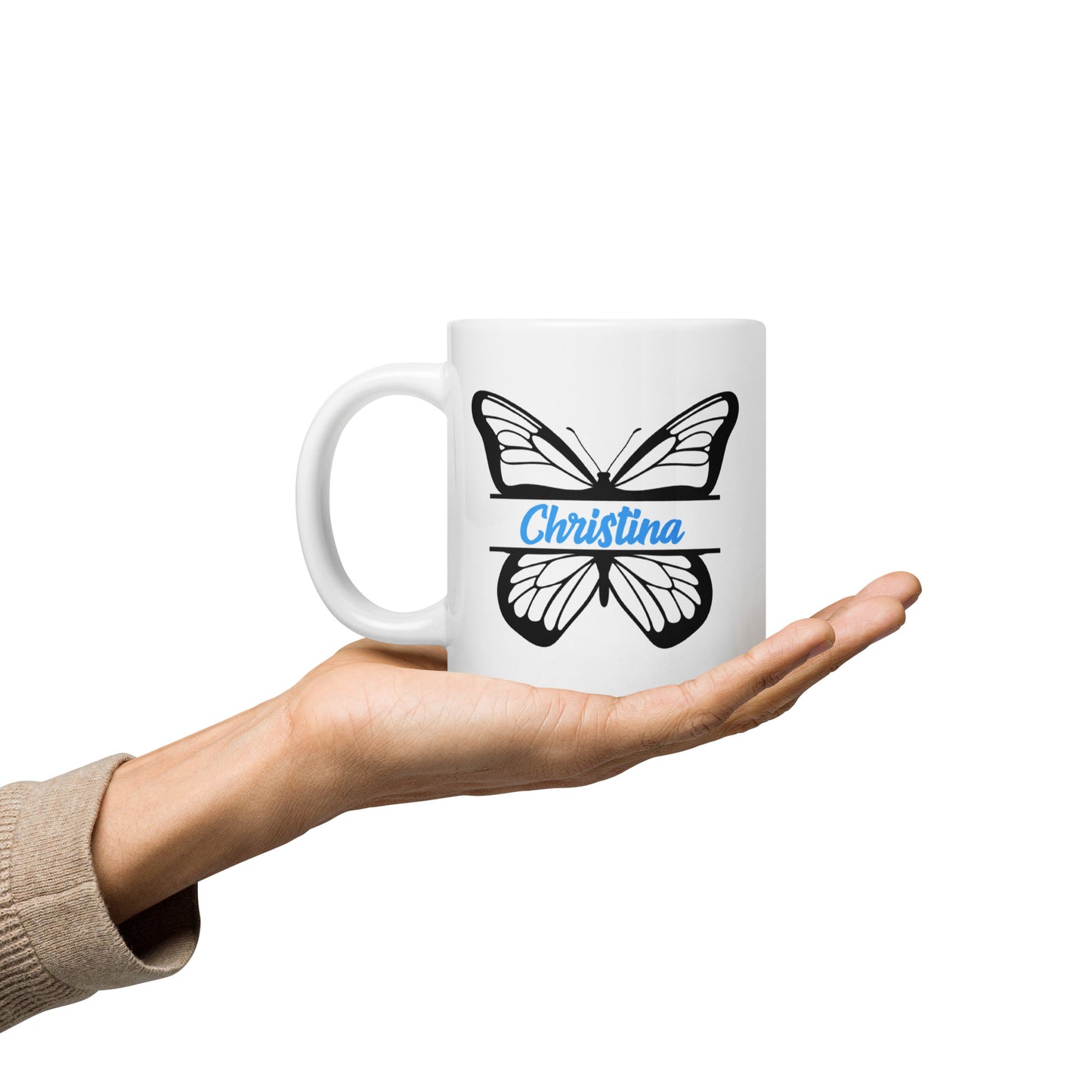 Personalized Butterfly Mug