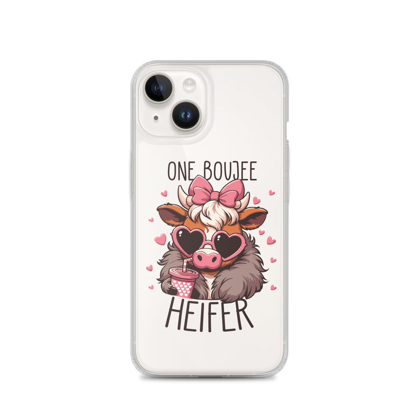 Boujee Cow case for iPhone®