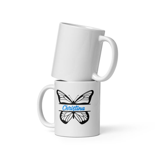 Personalized Butterfly Mug