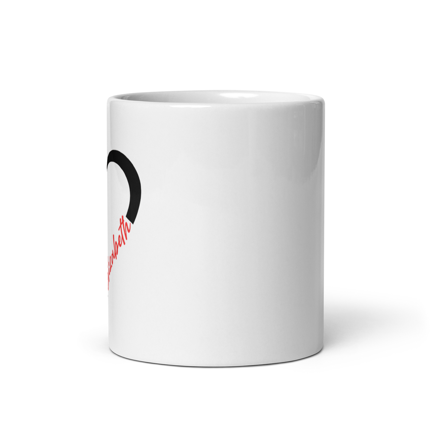 Personalized Heart Mug