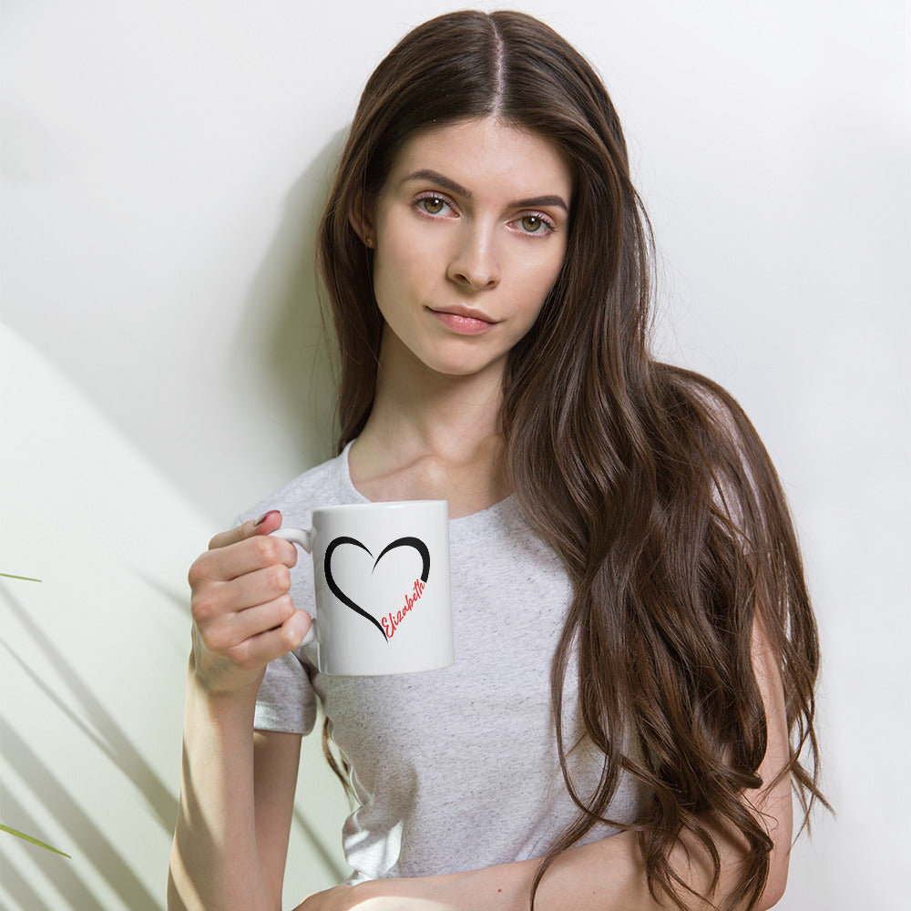 Personalized Heart Mug