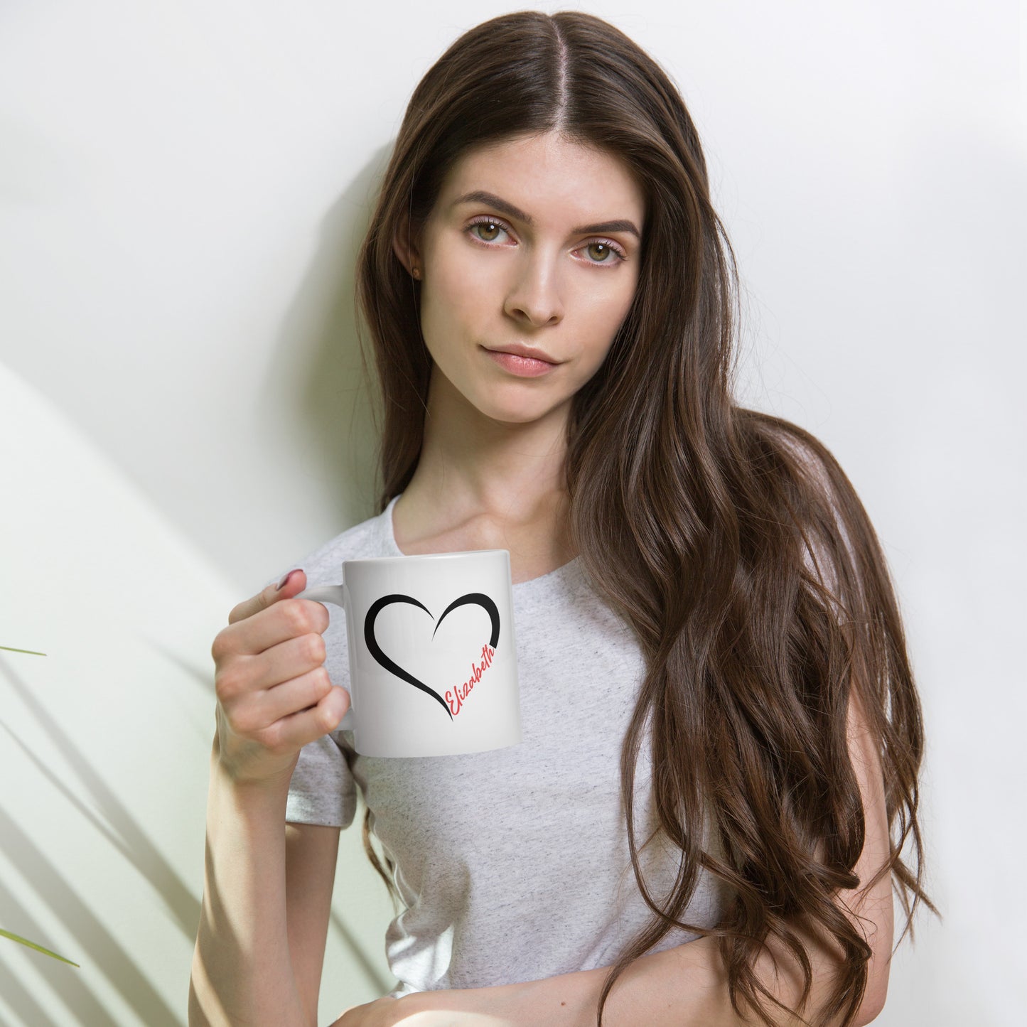 Personalized Heart Mug